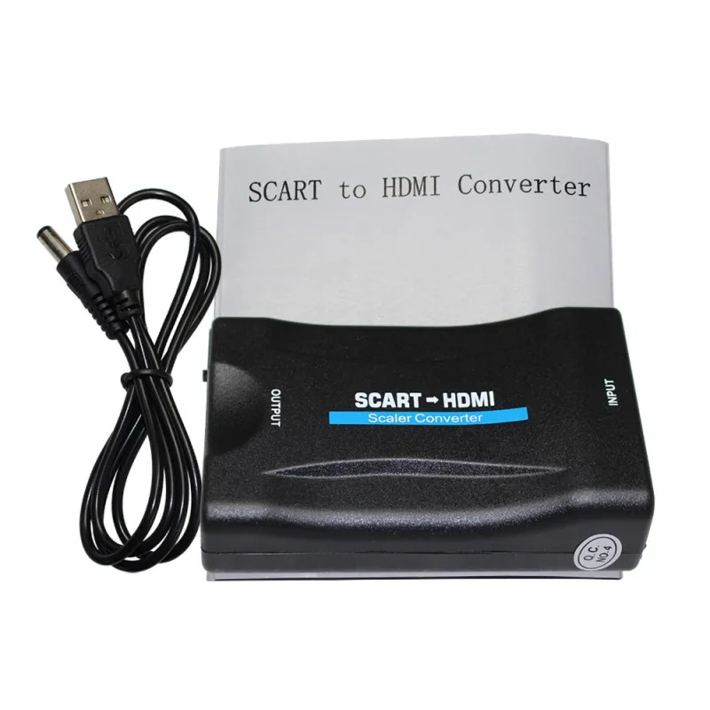 SCART To HDMI Audio And Video Converter Adapter For HD TV DVD Sky Box |
