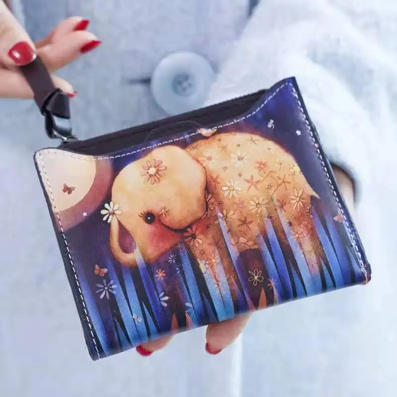 Кошелек для женщин и мужчин модный студенческий кошелек из искусственной кожи с