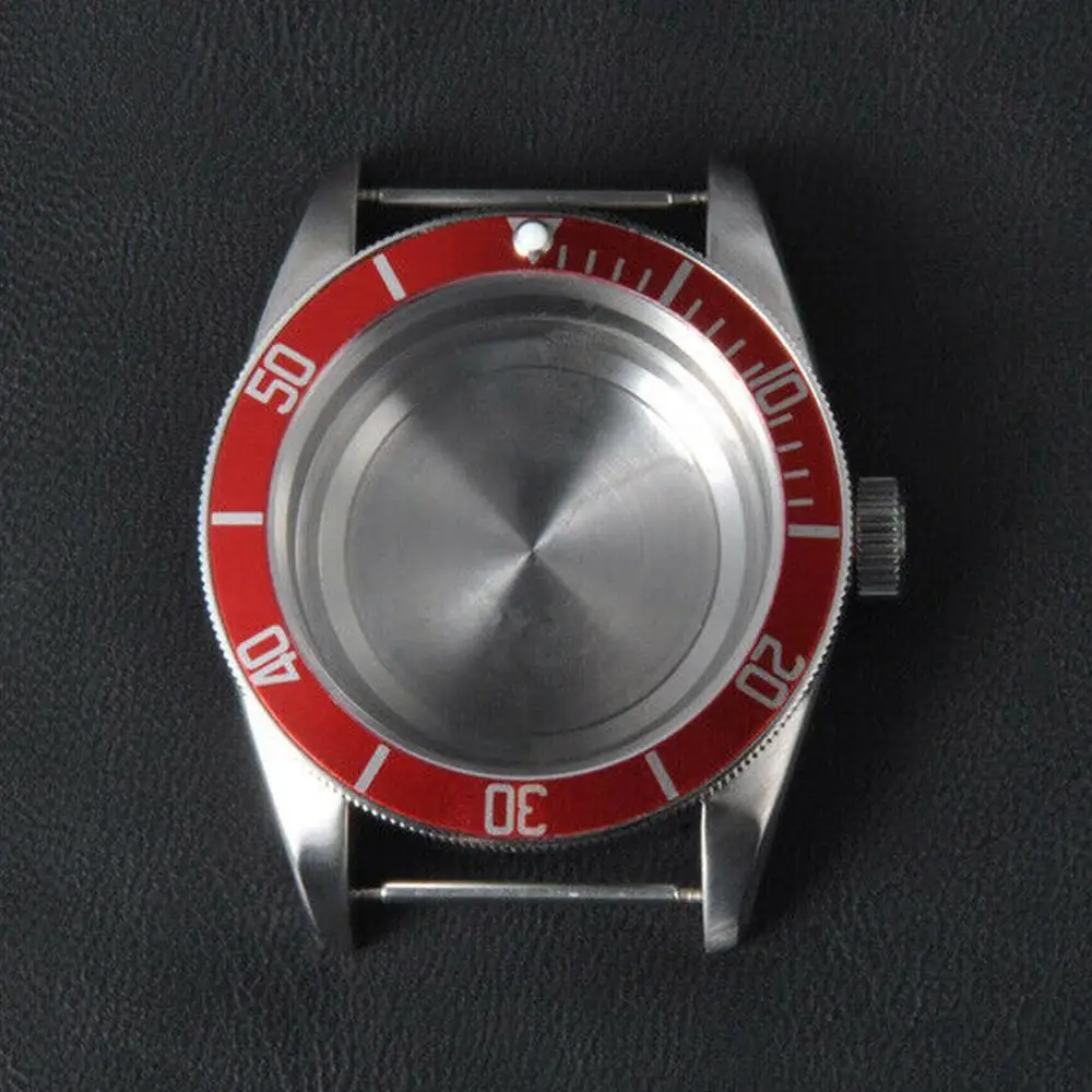 

Watch Case 41mm Stainless Steel Sapphire Glass Fit NH35 36 ETA 2836 Miyota8215,8205,Seagull Series Automatic Movement Waterproof