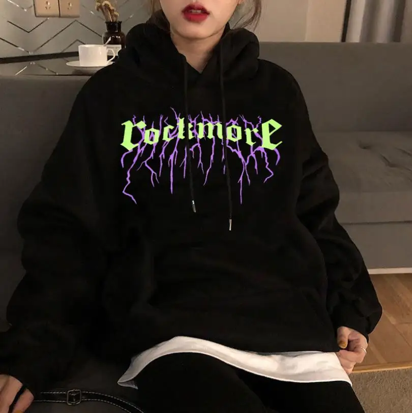 

Новые повседневные женские зимние теплые толстовки большого размера d с длинным рукавом Свободный пуловер свитшоты большого размера