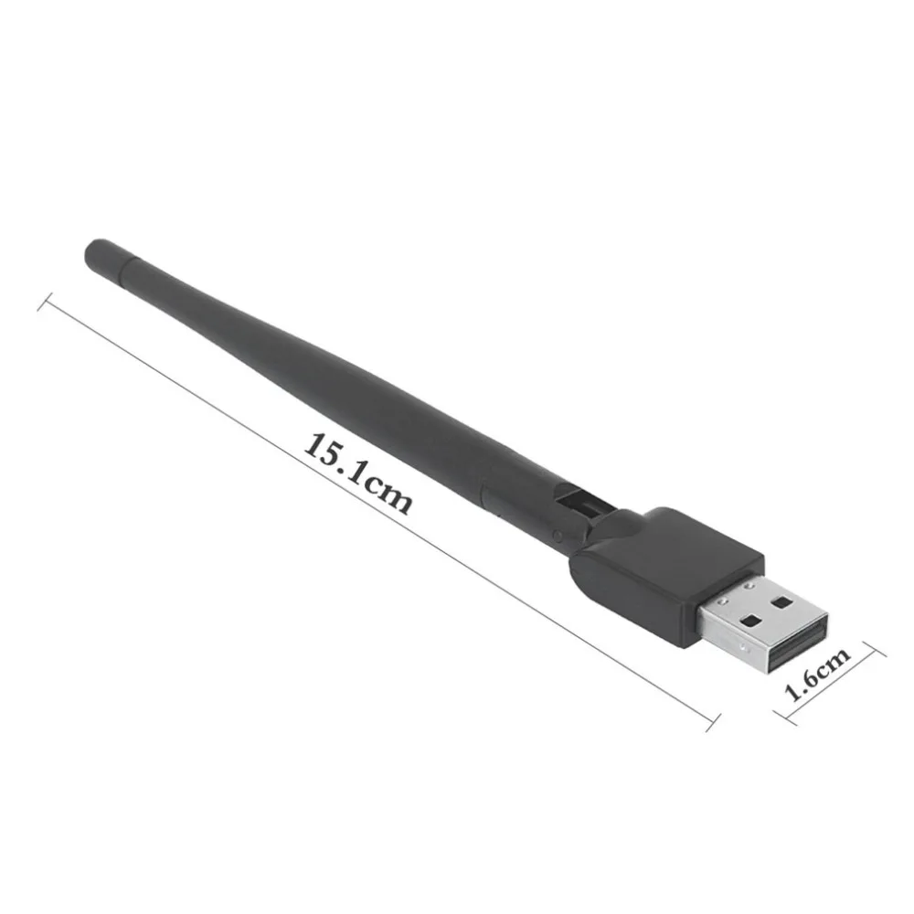Rt5370 USB 2,0 150 Мбит/с WiFi антенна беспроводная сетевая карта 802.11b/g/n LAN адаптер с поворотная антенна