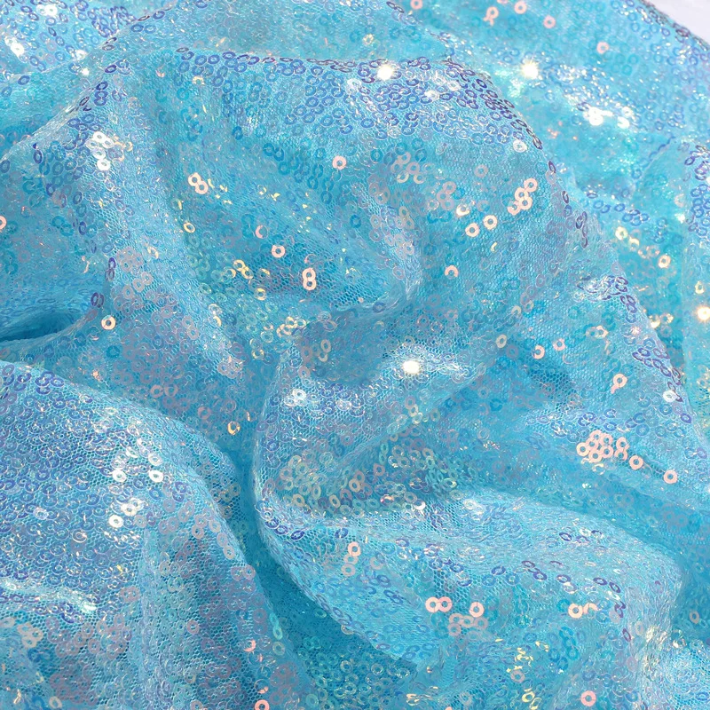 Ткань с разноцветными блестками блестящие пайетки блестящая ткань Wholesaleabl для