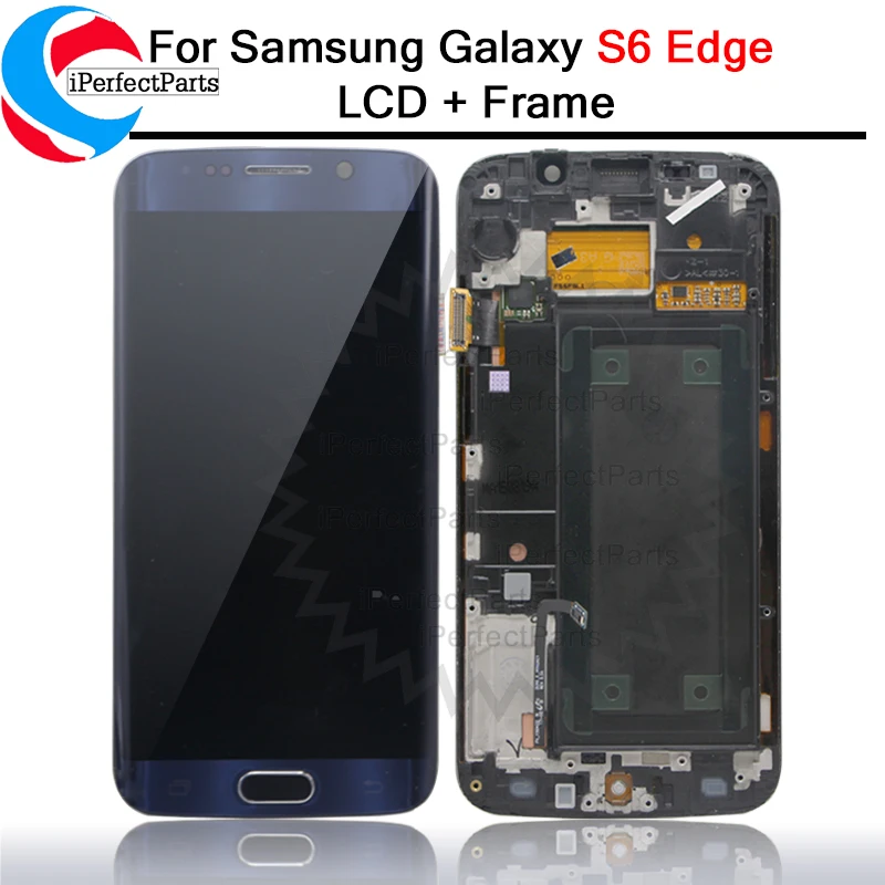 ЖК экран Super Amoled для Samsung Galaxy S6 Edge сенсорный с дигитайзером G925F G925P G925A G925T G925I