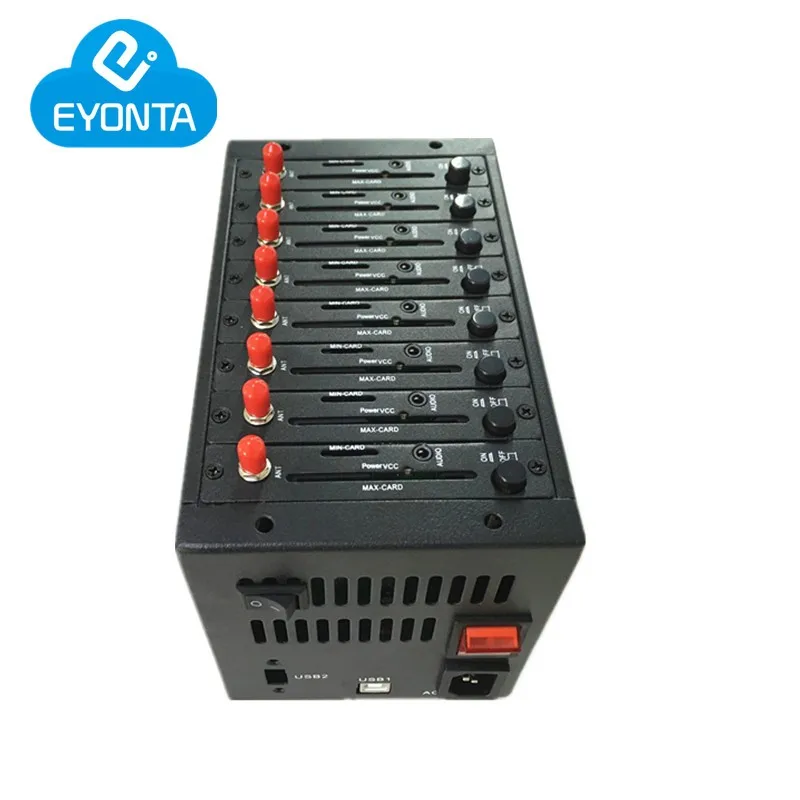 High quality GSM GPRS Modem 8 sim cards modem pool SL6087 IMEI change stk bulk sending sms device | Компьютеры и офис