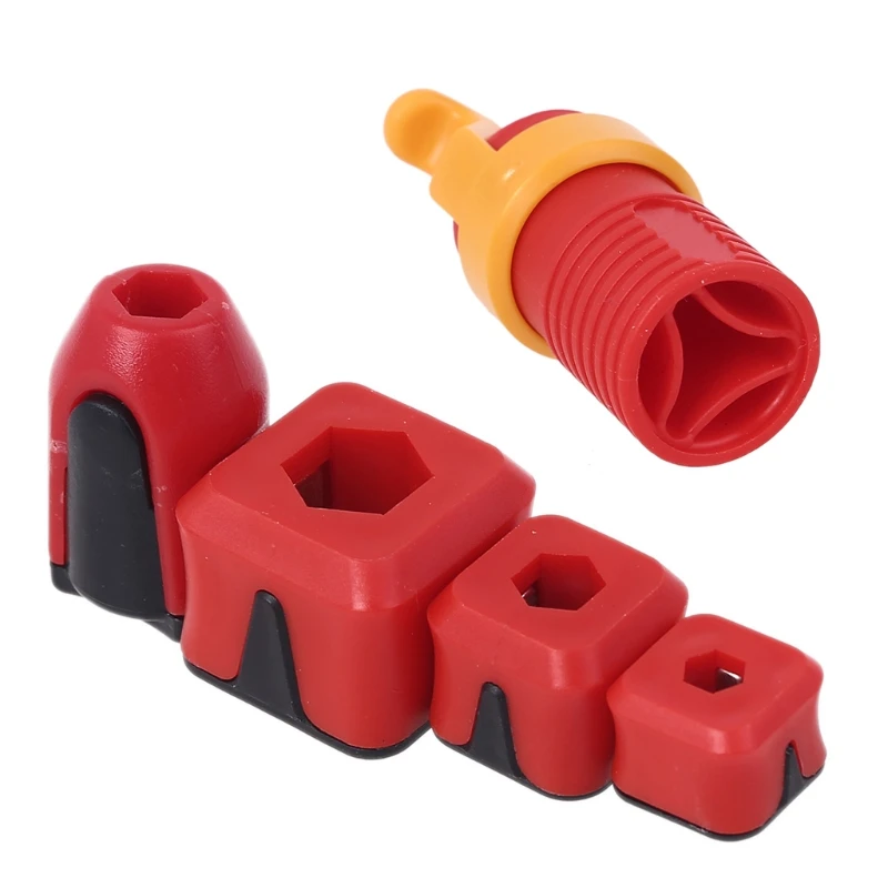 

5Pcs/set Screwdriver Bit Magnetic Ring Strong Magnetizer Screw Fixed Holder Pick Up Hand Tools