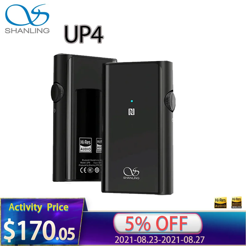 SHANLING UP4 Bluetooth 5 0 сбалансированный выход усилитель для наушников Dual ES9218P DAC/AMP