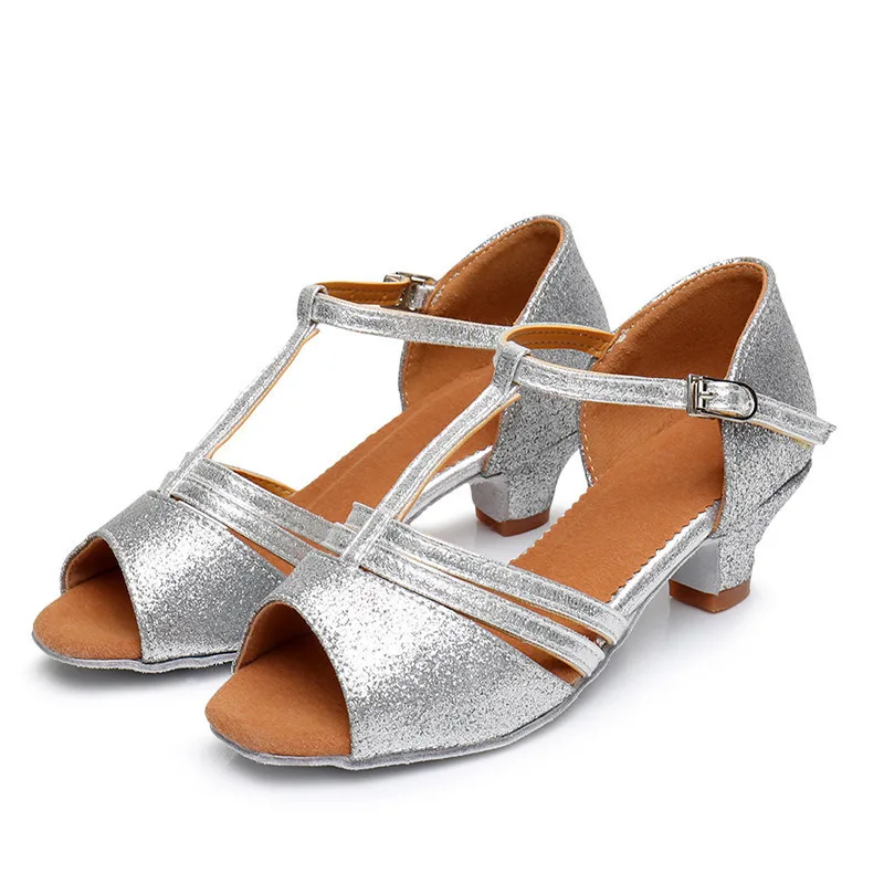 Женские бальные туфли для латинских танцев женские сандалии сальсы вечерние