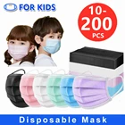 10-200 детская маска одноразовая детская маска для лица 3-слойная маска хирургические Детские маски