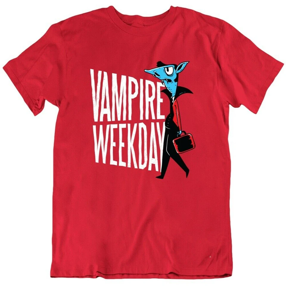Забавная футболка вампира Weekday Weekend на Хэллоуин модная Классическая | Мужская