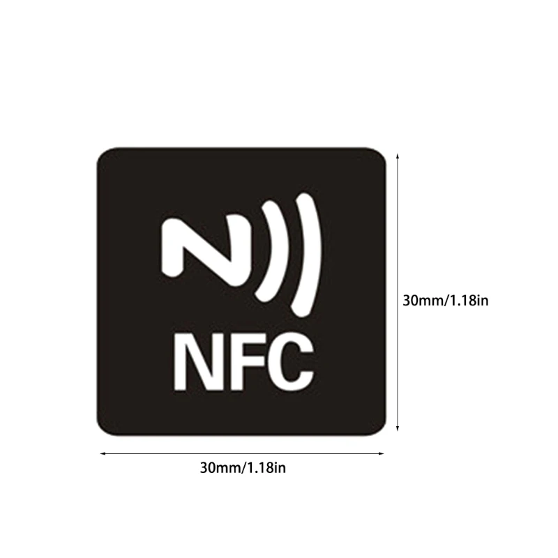 

6pcs Ntag215/NTAG216/NTAG213 NFC Tags Sticker Phone Available Adhesive Labels RFID
