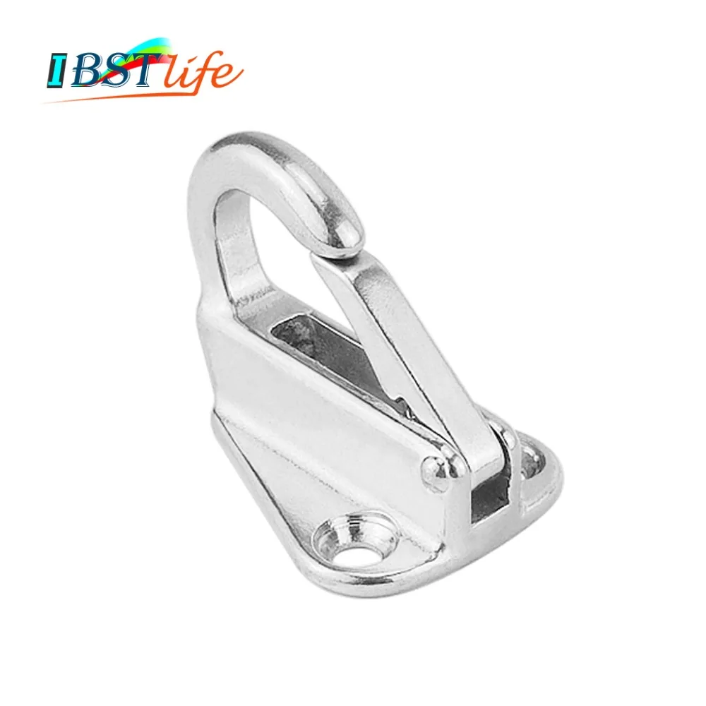 

IBST LIFE 43mm Stainless Steel 316 Fender Spring Hook Snap Fending Hook Attach Rope Boat Sail Tug Ship marine Hardware