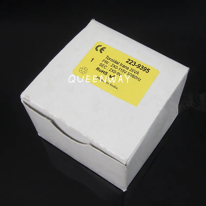 

T-008 Double 9V 25W TALEMA Square PCB Welding Plate Sealing Toroidal Transformer 25VA