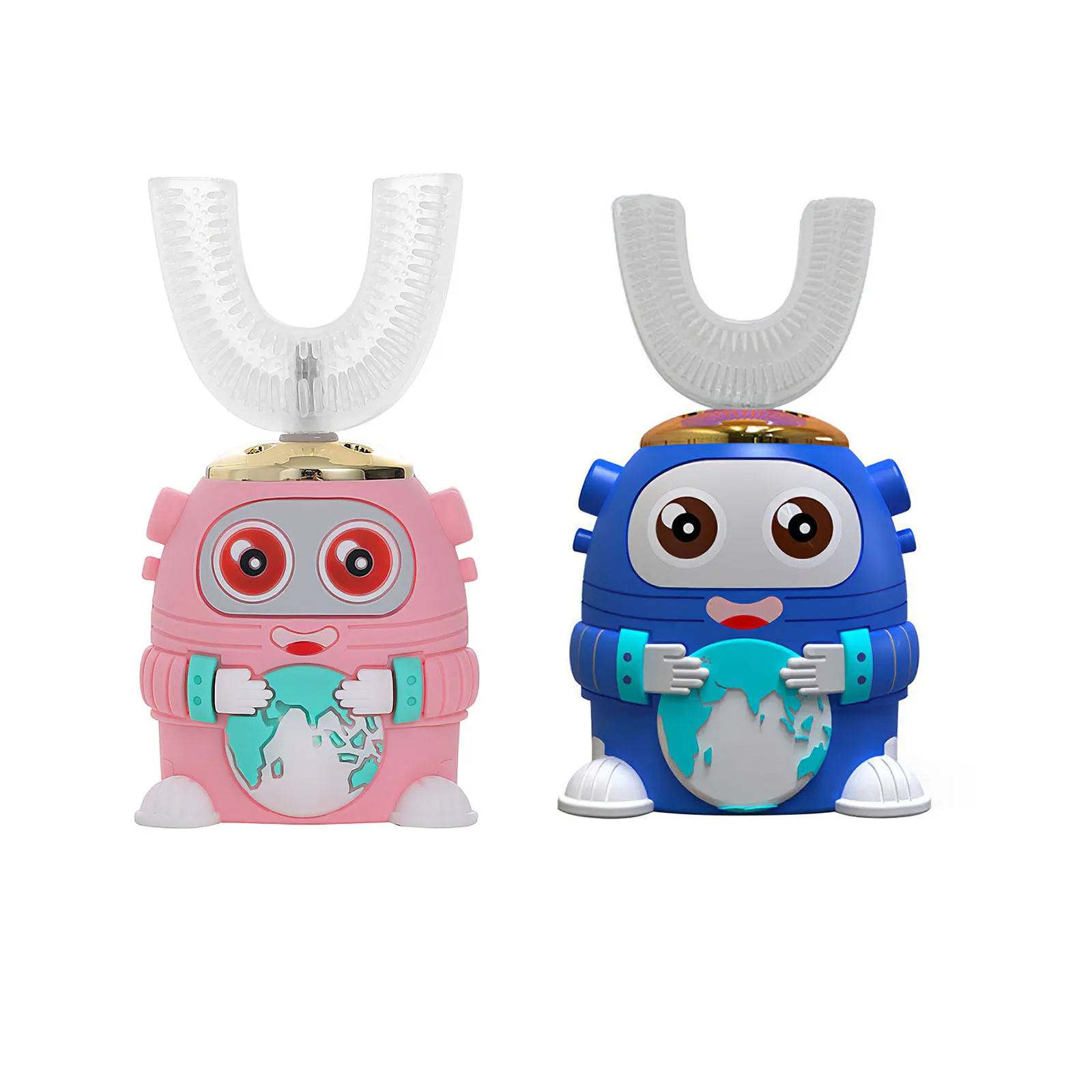 

Electric 360 Degrees USB Automatic Ultrasonic Teeth Tooth Brush Cartoon Pattern Children Electric Toothbrush For Kids Smart