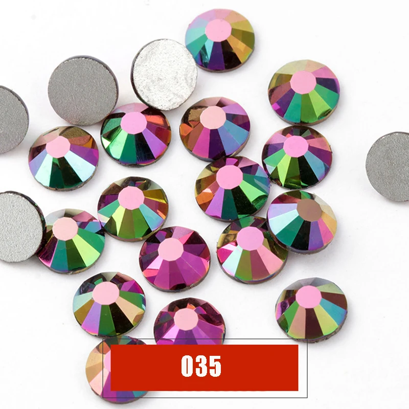 

Flat Bottom Drill Round Glass Nail Diamond Mobile Phone Shell Adhere To Accessories Ail DIY Jewelry Handmade Wholesale