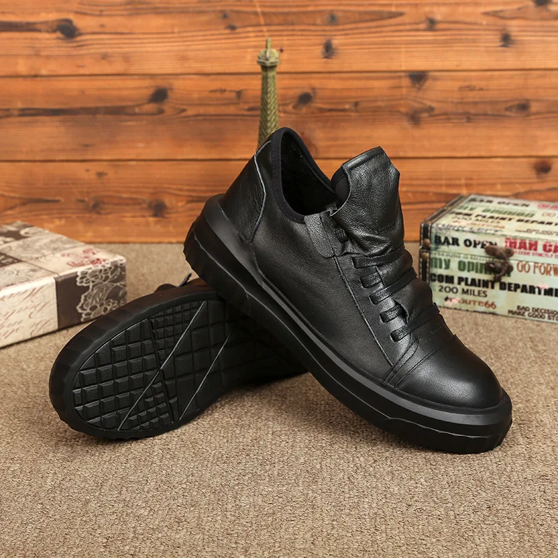 Кроссовки мужские высокие на платформе роскошные повседневные уличные