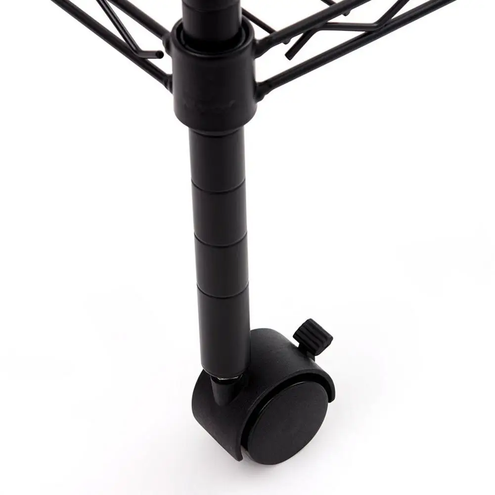 

3-Layer Chrome Plated Iron Shelf with Nylon Wheels Chrome Srorage Rack Holder Kitchen Shelf Space Saver Organizer Storager