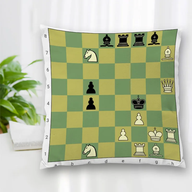 Квадратная шахматная доска высокого качества на заказ чехол молнии для спальни