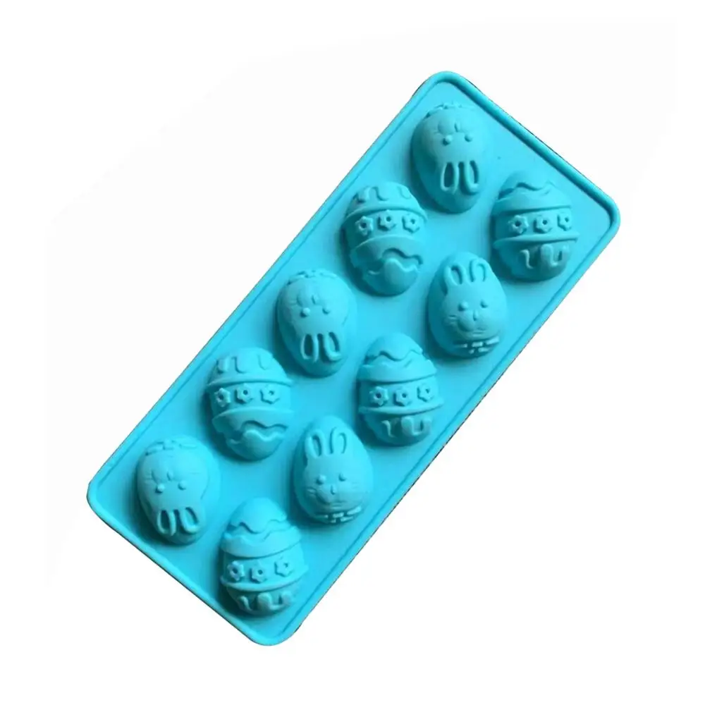 10 ячеек пасхальное яйцо силиконовая искусственная шоколада поднос для льда