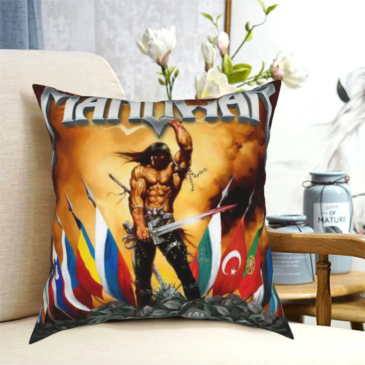 

Manowar 2014 искусственная наволочка, наволочка для подушки, наволочка для подушки, чехол 50x70