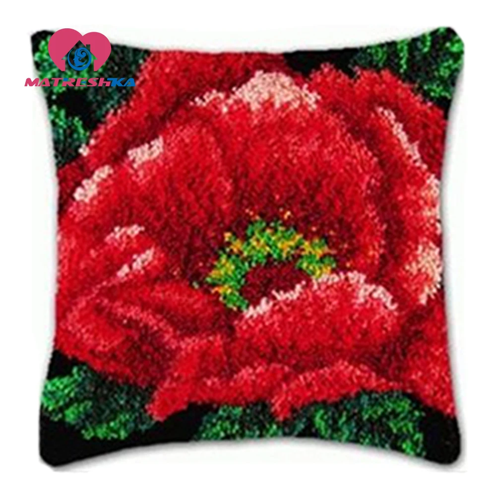 Цветы ковер вышивка подушка для вышивки крестиком сделай сам коврики защелка