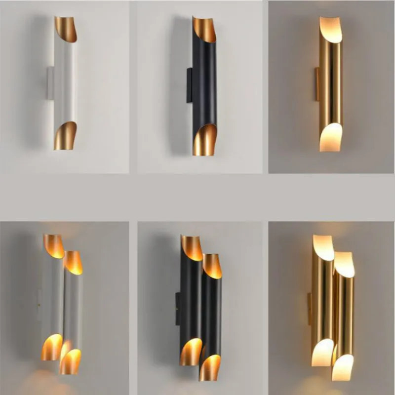 Минималистичный светодиодный настенный светильник дизайнерская модель лампы