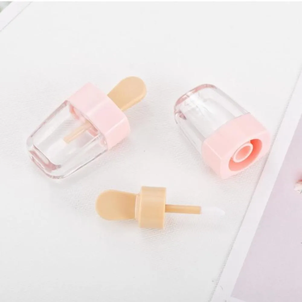 

1 PC New Fashion Lip Glaze Empty Bottle Kawaii Ice Cream Lip Glaze Tube Shell Lipstick Filling Empty Bottle Wholesales