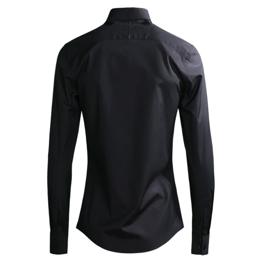 Men Luxury Red Leopard Long Sleeve Mens Black White Slim Fit Casual Shirts Plus Size 4xl Party Man Shirt | Мужская одежда