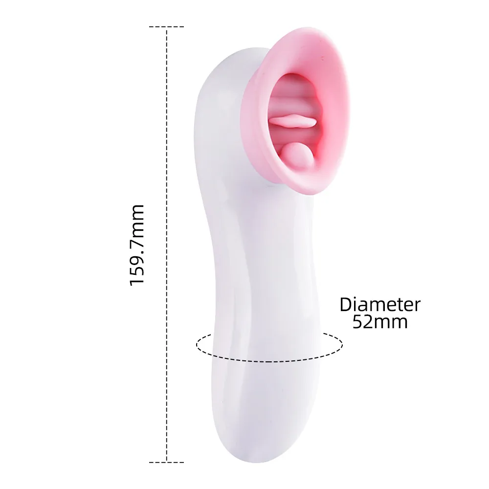 Оральный клитора Секс вибратор язык присосок для соска массажер увеличение