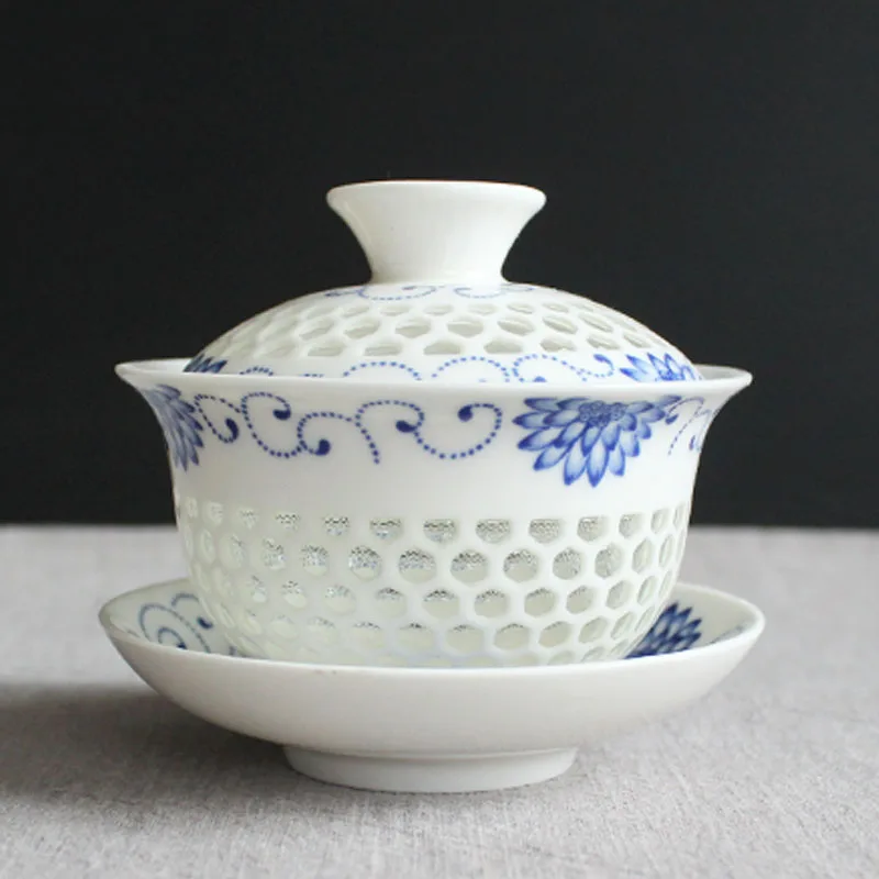 Китайская чаша для чая сотовый керамический гайвань кунг фу чайные чашки и