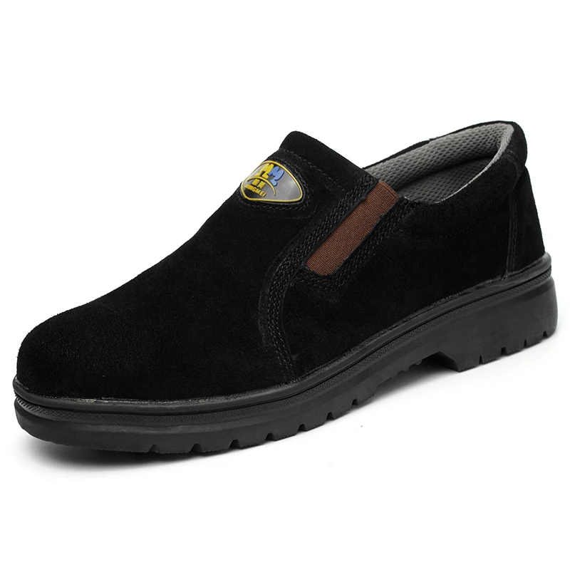 Мужская модная дышащая защитная обувь большого размера рабочая со стальным