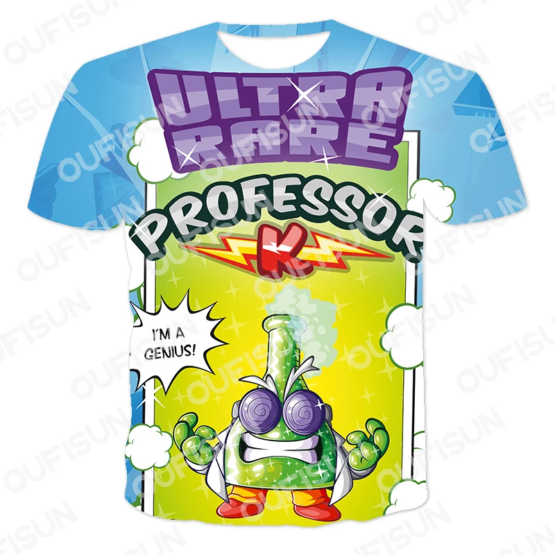 

Summer Boys Super Zings Print Clothes Baby 3D Funny T-Shirts Kids Superzings Clothing Boys Girl Kawaii T-shirts Anime Tops Tee