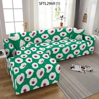 1pc warm colors sofa seat cover floral elegant flower retractable sofa cover plant sofa bed cover without arm elastic sofa cover