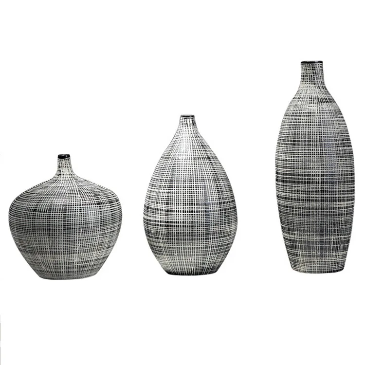 

Jingdezhen Art Ceramics Vintage Vase Ceramics Living Room Flowers Dry Flower Vase Ceramics