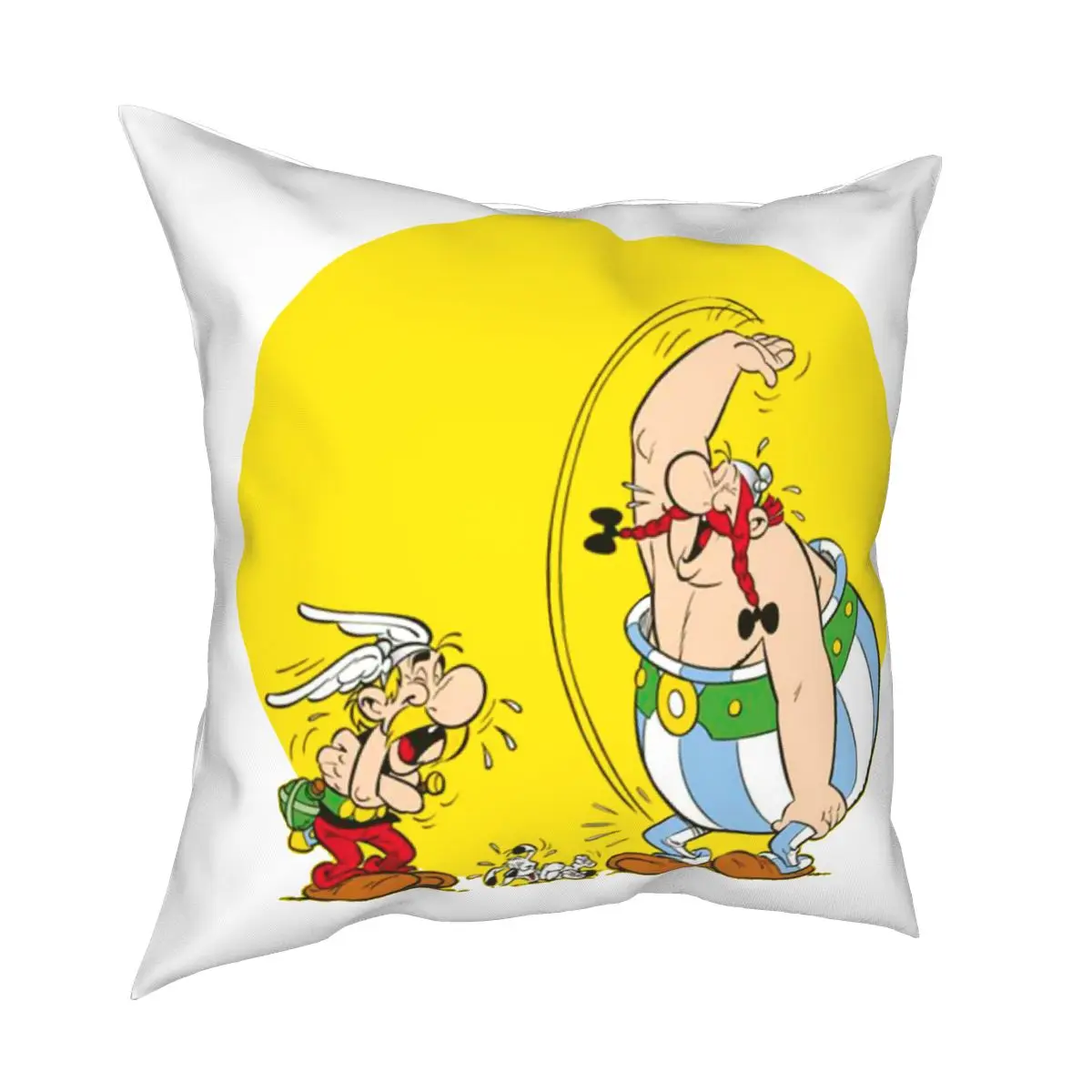Подушка для дома Asterix и Obelix декоративная с рисунком двусторонним гостиной | Дом