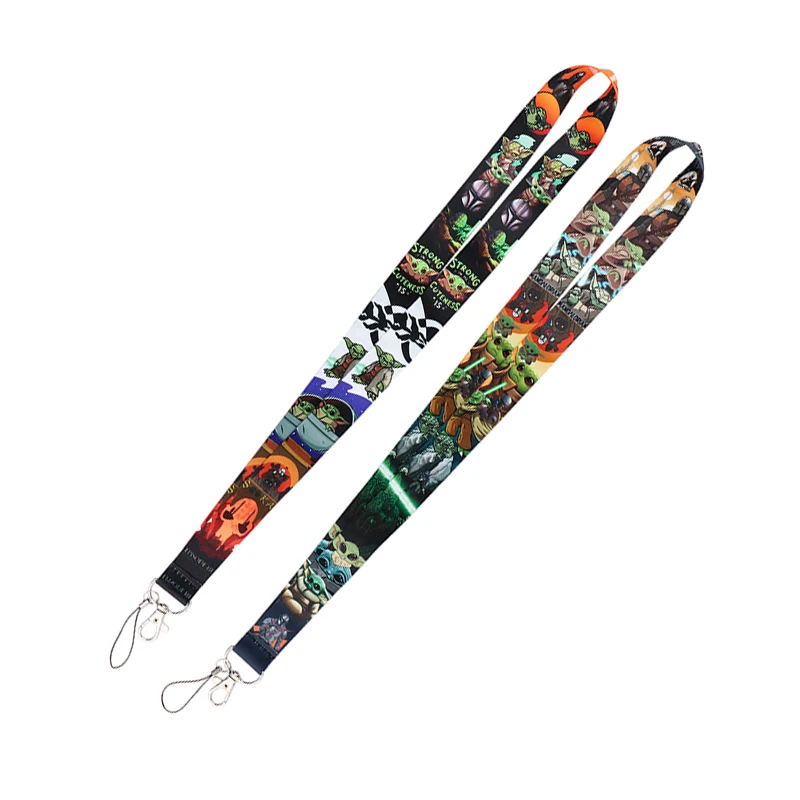 

C915 New Monster Anime Neck Straps lanyard Car Keychain ID Card Pass Gym Mobile Phone Key Ring Badge Holder Jewelry Kids Gifts