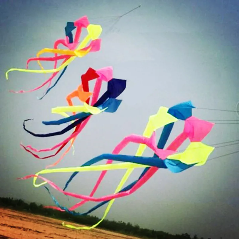 6 м Радужный воздушный змей для серфинга нейлоновый специального плетения кулон