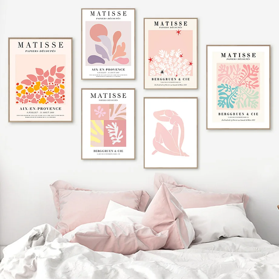 

Retro Matisse Girl Woman Body Abstract Wall Art Canvas Painting Nordic Posters And Prints Wall Pictures For Living Room Decor