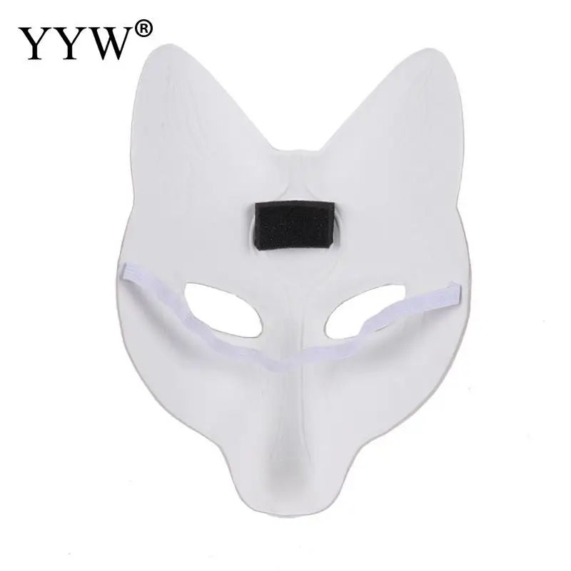 Лисья маска для вечеринки маскарадные маски в виде животных Хэллоуина с рисунком