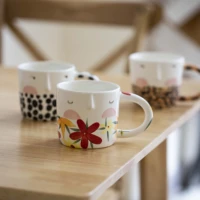 high quality creative mugs coffee cups ceramic kawaii coffee cup breakfast cute milk mug couples minimalist tazas mug bc50mkb
