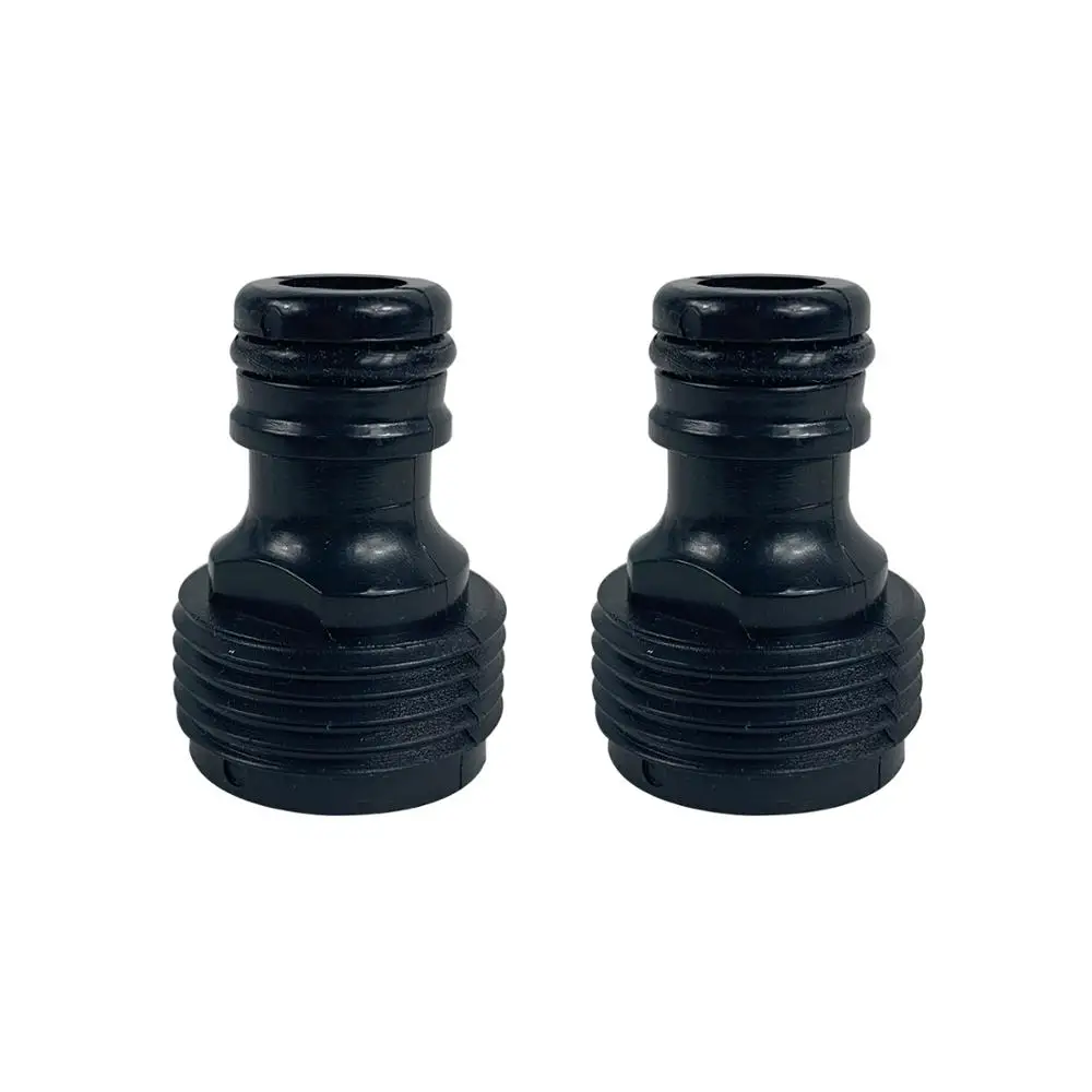 Plastic Garden Hose adapter from Quick Connector to Standard 3/4'' Thread - 2 PACK | Бытовая техника