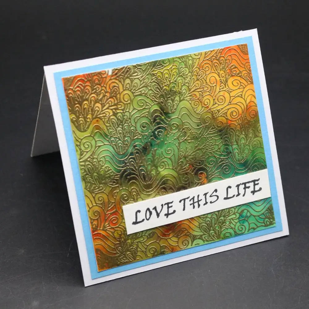 Бушующие волны ясные штампы для DIY Скрапбукинг/изготовление открыток/альбом