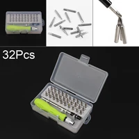 32 in 1 screwdriver set bit set precision screwdriver handle kits magnetic drill screws hand tools for household repair tools