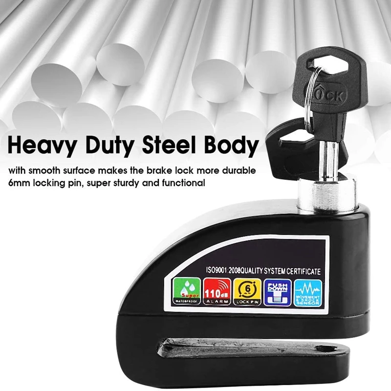 BAFIRE Мотоцикл Скутер дисковый тормоз замок сигнализация мотор велосипеда