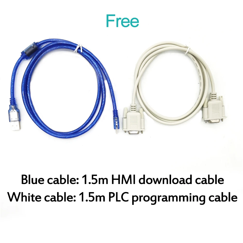 

7'' HMI PLC All-in-one Integrated Controller CPU 7Inch Transistor Output 44 Digital 24DI 20DO Analog 0-10V RS485 CAN Modbus