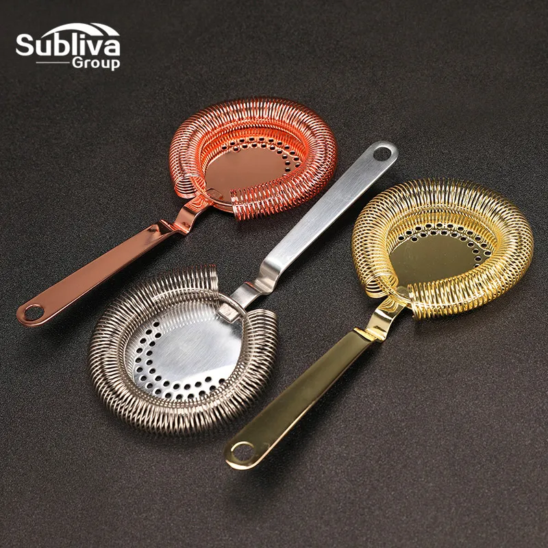 

Sprung Bar Cocktail Strainer Stainless Steel Deluxe Strainer Bar Strainer Bar Tool Wine Ice Strainer Bartender