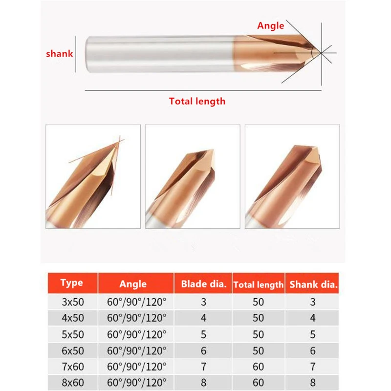3 флейты 60/90/120 градусов кромкострогальный станок мельница центрирующая дрель бит