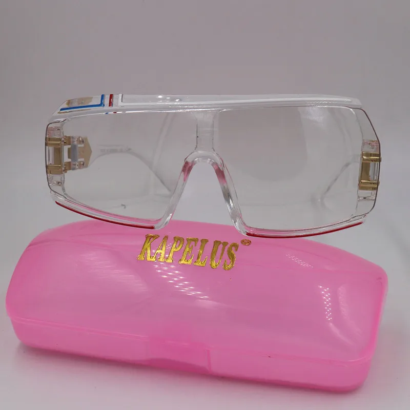 Капелус полная прозрачная оправа очки против излучения новые солнцезащитные с