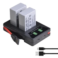 nb 7l nb 7l nb7l batterynew led usb dual charger for canon powershot g10 g11 g12 sx30is cameras