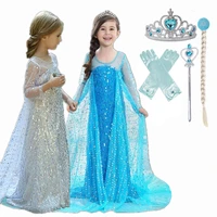 girls dress kids dresses for girls cosplay costume sequined new year toddler party princess christmas dresses halloween clothing