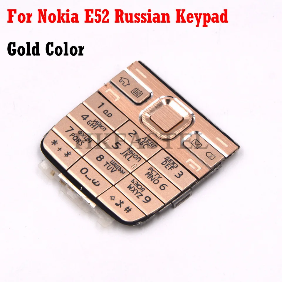 Клавиатура для Nokia E52 мобильный телефон сменный корпус черная серебристая